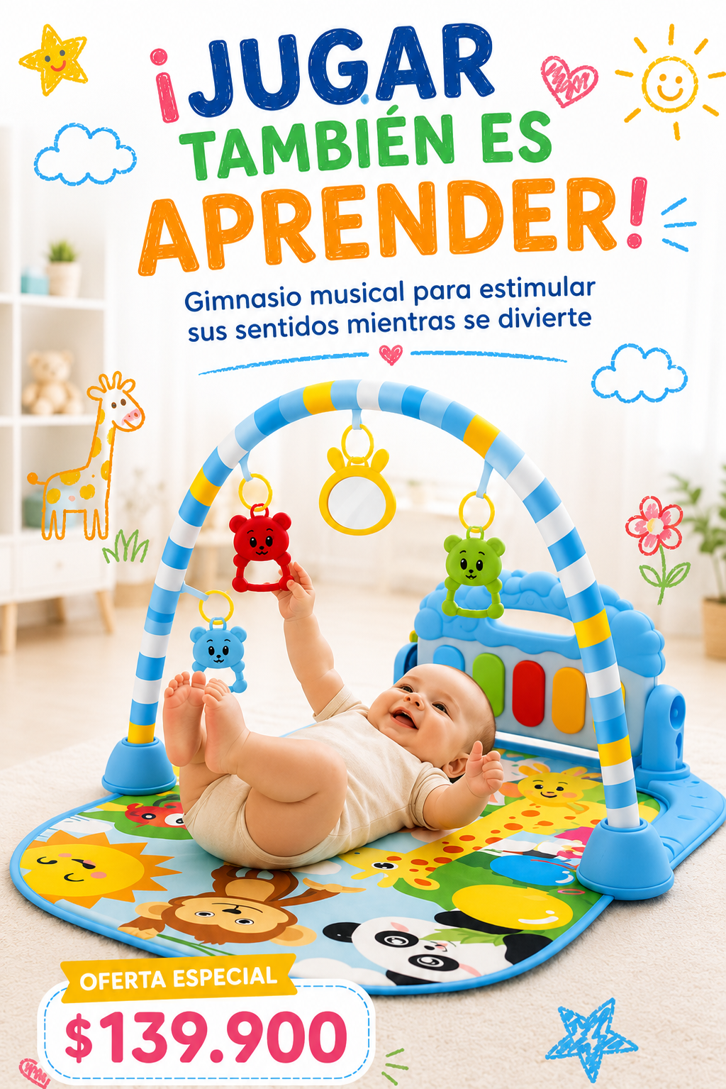 Gimnasio Piano Animales