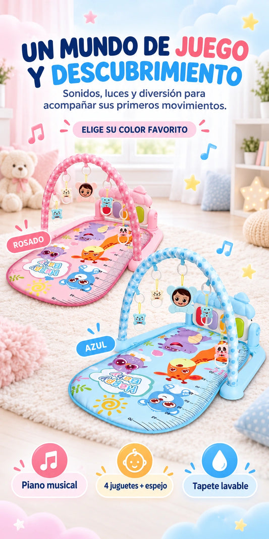 Gimnasio Para Bebe Musical Sonajeros